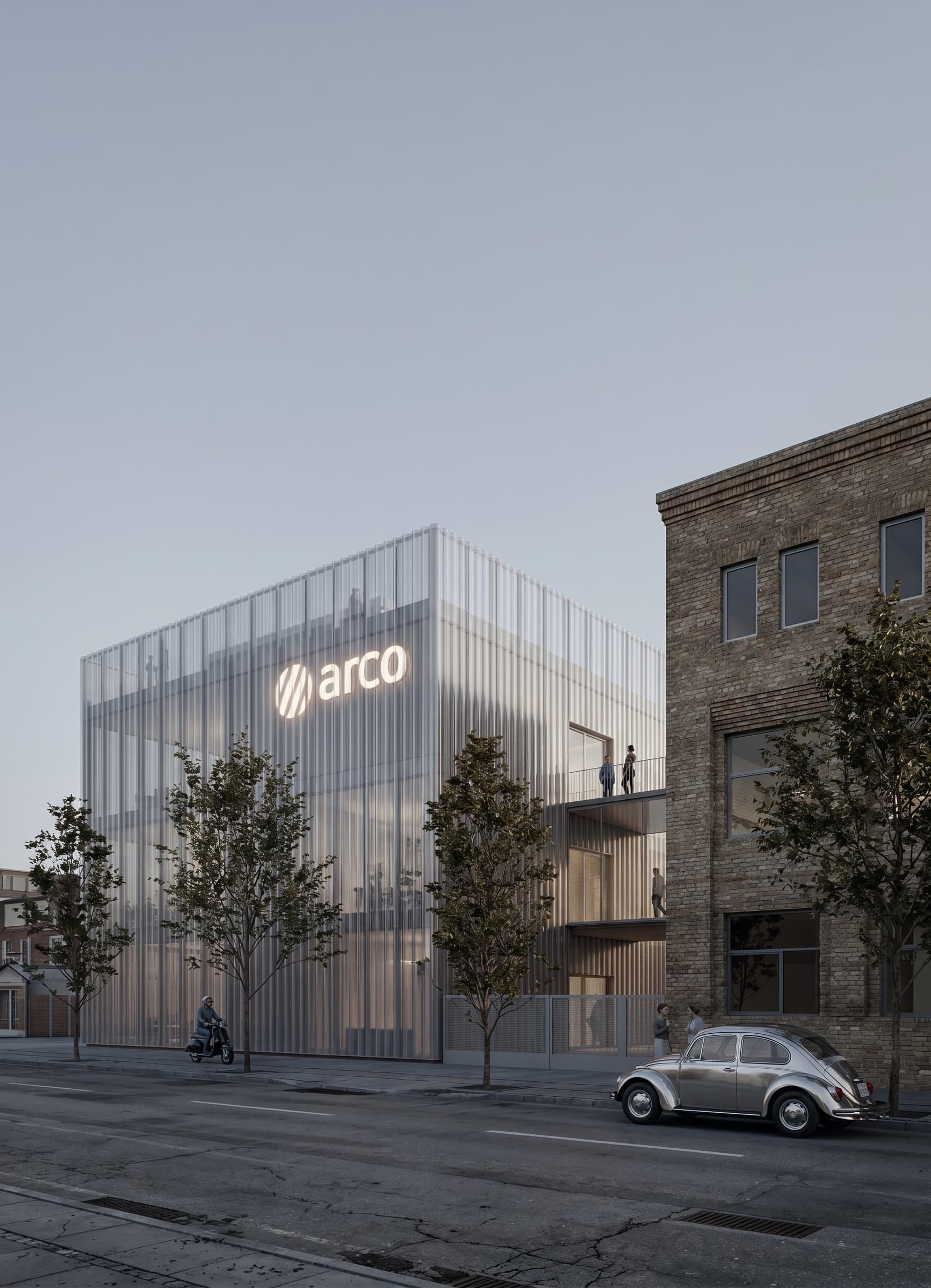 Cover Image for Arco Headquarters. Competition, 1st Prize